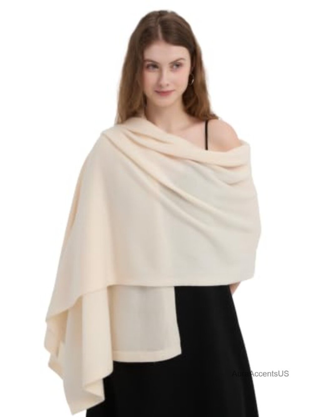 Cashmere Wool Blend Shawl Wraps Women Pashmina Scarf Poncho Travel